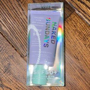 NWT sundays Collagen Glow SPF 50+ Mineral Sunscreen - Gray